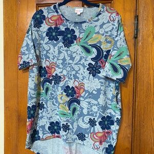Lularoe Irma Floral and paisley size XS